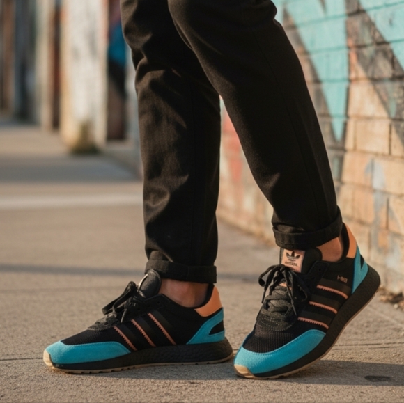 NIB Men's Adidas Vibrant Hawaiian Thunderstorm I-5923 Iniki Miami--Size 9.5